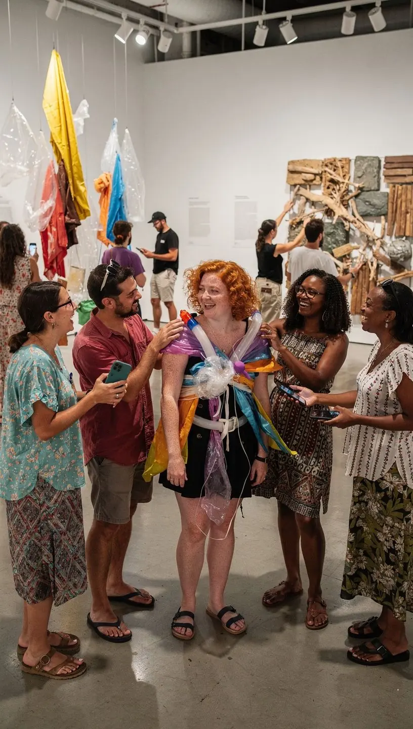 Interactive art space showcasing technology-infused creative sessions